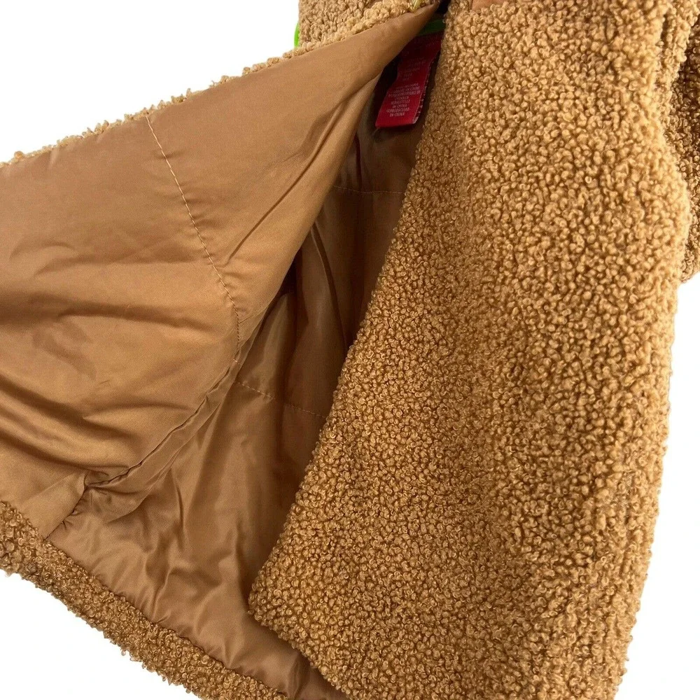 Isaac Mizrahi Kids Brown Hooded Vest 5-6 Year New‎
